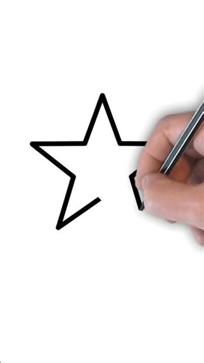 How to draw star​ #howtodraw #star #geometry #arttutorial #easyart #drawing #sketch #kidsart #create