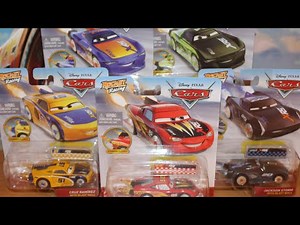 Mattel Disney Cars 3 XRS Rocket Racers Case A Unboxing/Review McQueen, Jackson, Steve, Barry, Cruz