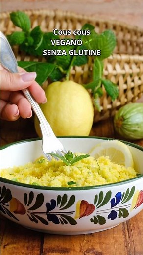 Cous cous Vegano e Senza Glutine #ricettevegane #ricettesenzaglutine #zucchine #couscous