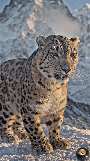 Snow Leopard in the Himalayan Storm