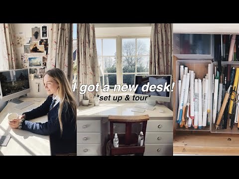 New Desk Set-Up and Tour!!