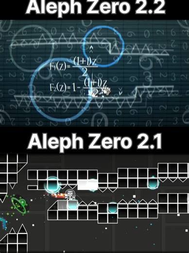 Exploring Aleph Zero in Geometry Dash