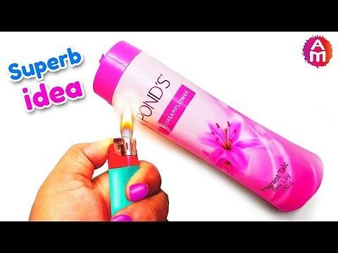 Best out of waste Home decor from ponds talcum powder | Showpieces | Artsy Madhu 22