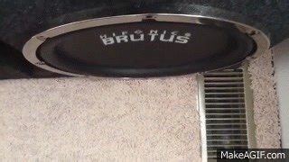 HUGE Subwoofer Excursion on Make a GIF