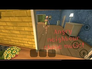 Angry neighbour chase music