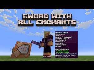 Minecraft: Command to Get Sword with All Enchantments