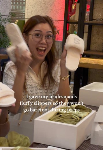 DIY Fluffy Slippers for Bridesmaids in 2024