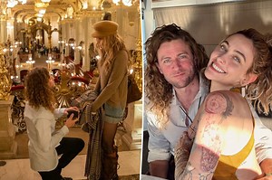 Paris Jackson confirms engagement to Justin Long with adorable proposal photo