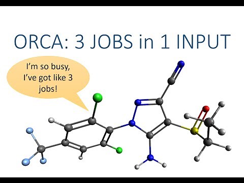 Avogadro with ORCA Tutorial: Multiple job input and Fukui Coefficients