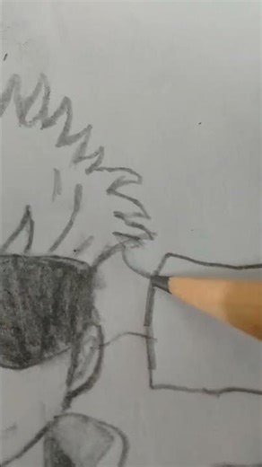 gojo full body drawing #anime #JJK #gojo #drawing