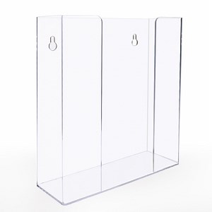 [Hot Item] Wall Mountable Acrylic Dispenser Holder Shelf for Disposable Gloves and Mask Box