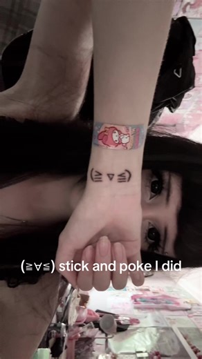 Creative Stick and Poke Tattoo Ideas for Alt Girls