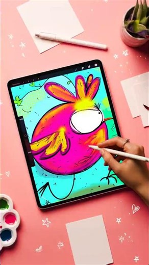 😺 animation/ Easy Doodles Turned Into Cute Animations #artshorts #illustrationnation