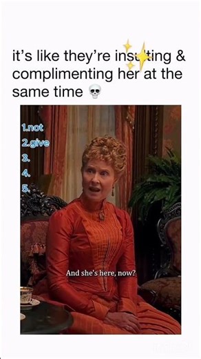 She thought she was being KIND... but the shade is UNREAL! 💀 #TheGildedAge​ #Drama #SavageMoments