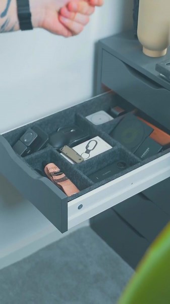 How To Organize Your Messy Drawer ✦Follow For Daily IKEA Hacks!✦ Radbali on YouTube #ikea #ikeahack #ikeacabinets #storagehacks #ikeaalex