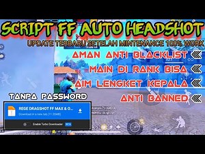 UPDATE!! SCRIPT FF AUTO HEADSHOT REGEDIT + GLITCH 100% WORK NO BAN, NO SERVER CHEAT, NO BLACKLIST