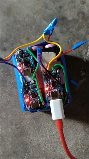 TP 4056 module parallel connection 3 ampere fast charging support