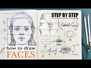 ✏️ A Gentle Guide to Drawing Faces (EASY Step-by-Step Tutorial)