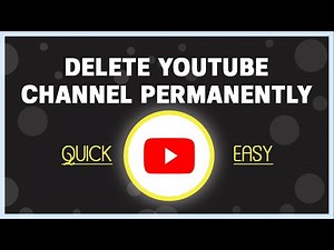 How to Delete YouTube Channel Permanently (Quick & Easy)