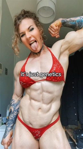 the harder you work the "better your genetics #strongwomen #calisthenics #coreworkout #training #abs