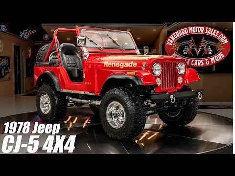 1978 Jeep CJ 5 For Sale Vanguard Motor Sales #6572