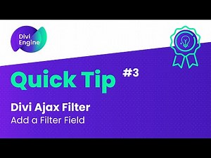 How to Add a Filter Field with Divi Ajax Filter