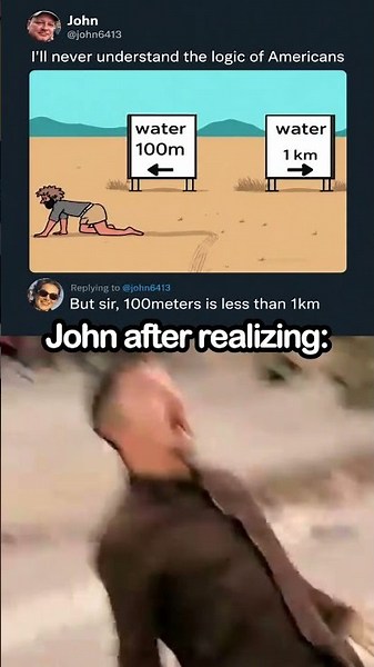 100 meters vs 1 kilometer be like... #shorts #funny #memes