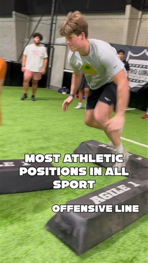 Offensive line, defensive line, most athletic positions?