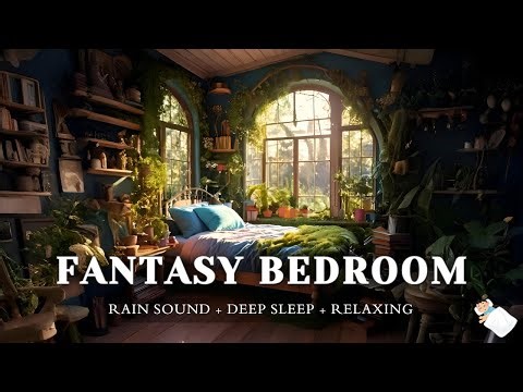 Enchanted Nature Bedroom for Deep Sleep & Relaxation 🌿✨