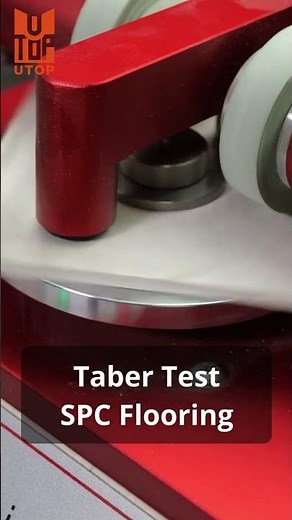 UTOP #spcflooring Taber test!