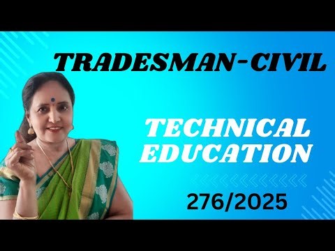 TRADESMAN - CIVIL (Technical Education) PSC PROVISIONAL ANSWER KEY 27-01-2026 Category Code:276/2025