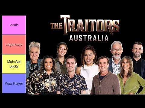 RANKING THE TRAITORS AUSTRALIA SEASON 1 CAST