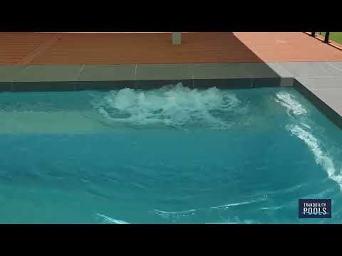 Entertainer 7 Fibreglass Pool | Quartz Grey Finish (Australia)