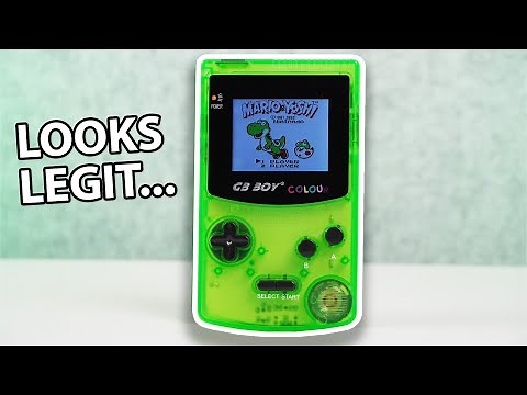 I Bought a FAKE GameBoy Color... better than the real one??