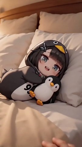 I rolled over, hugged my tiny penguin, and then decided you needed a cuddle too. gugu gaga. ai chibi gugu gaga AI ARK chibi ai gugu gaga endmin gugugaga arknights enfields #arknightsendfield #endfield #gugugaga #aichibi #aianime #アークナイツ #エンドフィールド