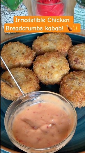 Make These Ultra Crispy Chicken Breadcrumbs Kababs in 5 Minutes! 🍗💥