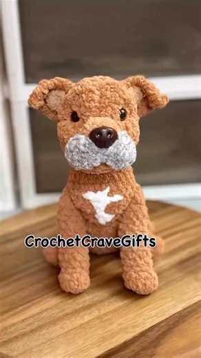 Crochet Dog #custommade #handmade #crochet #giftideas #amigurumi #etsyfinds #crochetplushies