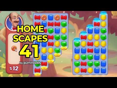 Homescapes Level 41 No Boosters Gameplay