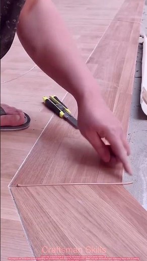 Decorative Tape on Wood Joints: Full Craft Process Demo
