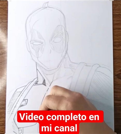 DEADPOOL line art 1