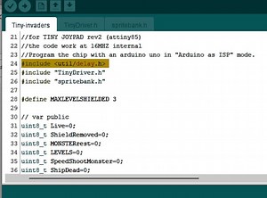 Arduino UNOでATtiny85に書き込んで遊ぶ（その2）