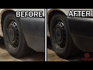 HOW TO RESTORE YOUR BLACK BUMPERS AND TRIM (The easy way!)
