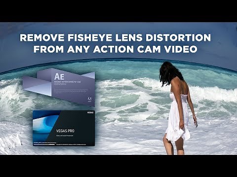 Easy fisheye correction 4K(60p) video from YI 4k+ action cam, GoPro,.. in After Effects, Sony Vegas