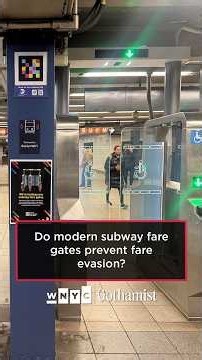Do modern subway fare gates prevent fare evasion?