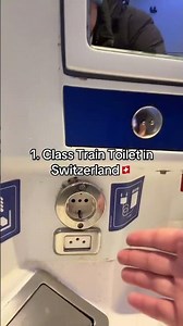 Is This Really a Train Toilet? 🇨🇭 First Class IC Basel–Bern!