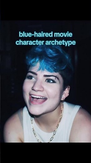 who are your favorite blue-haired characters in film/tv? #bluehair #bluehaircolor #queer #lgbtq