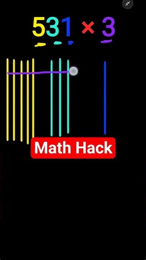 Multiply Numbers Using Lines! 😱 (Japanese Method)