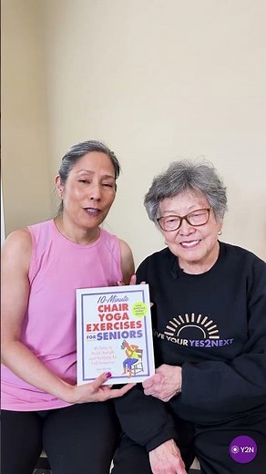 My Chair Yoga Book Is Here Plus a New 10 Minute Workout!