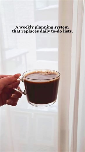 Not a do-do list. A weekly structure you can actually follow. #productivity #calmproductivity #weeklyplanner #followthrough #weeklyplanning