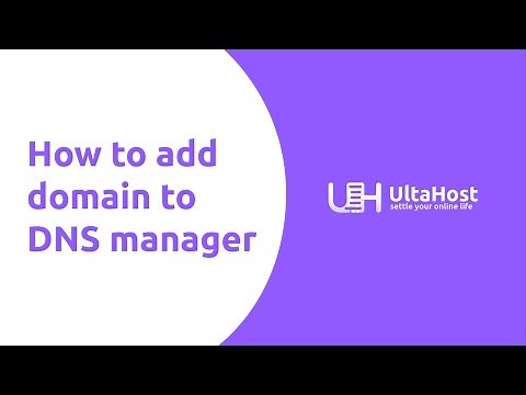 How to add a domain name to DNS manager | UltaHost